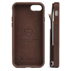Eton Armour Wallet Case For Iphone Se -CaseCraze Store ETON ARMOUR invisible wallet mobile case iPhone SE brown Vaultskin