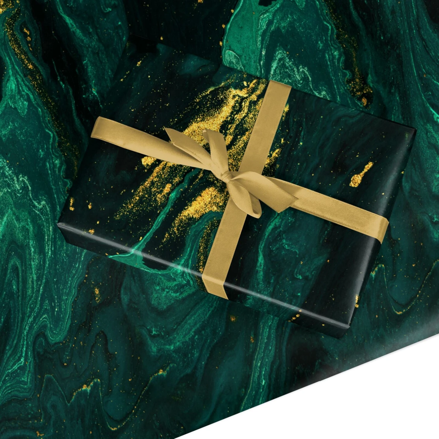 Emerald Green Wrapping Paper 1 Emerald Green Wrapping Paper