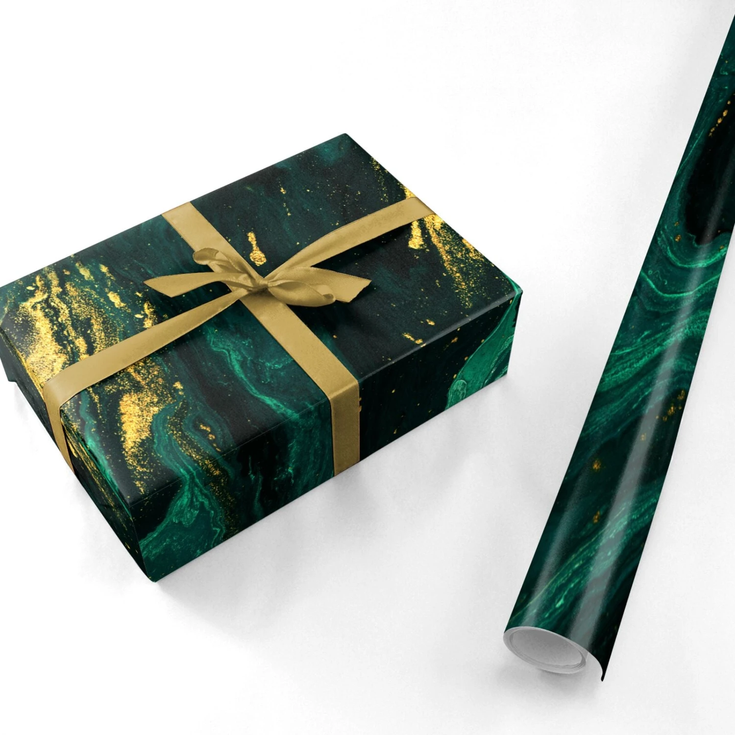 Emerald Green Wrapping Paper 3 Emerald Green Wrapping Paper - Image 3