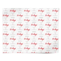Engaged Couple Valentine Wrapping Paper -CaseCraze Store Engaged Couple Valentine Personalised Wrapping Paper Alternative