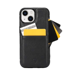Eton Wallet Case Iphone 15 -CaseCraze Store Eton15BlackFront