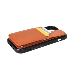 Eton Wallet Case Iphone 15 -CaseCraze Store Eton15CognacSide