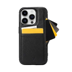 Eton Wallet Case Iphone 15 Pro -CaseCraze Store Eton15ProBlackFront 31d59542 f0ef 44df 877b 1e6c47a2d402