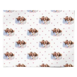 Family Photo Personalised Wrapping Paper -CaseCraze Store Family Photo Personalised Personalised Wrapping Paper Alternative