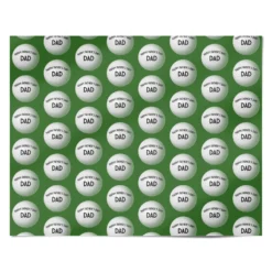 Fathers Day Golf Ball Wrapping Paper -CaseCraze Store Fathers Day Golf Ball Personalised Wrapping Paper Alternative