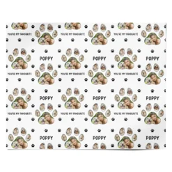 Favourite Dog Photos Personalised Wrapping Paper -CaseCraze Store Favourite Dog Photos Personalised Personalised Wrapping Paper Alternative