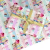 Girls Personalised Ice Cream Cart Wrapping Paper
