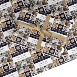 Graduation Personalised Photos Wrapping Paper