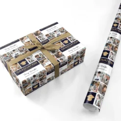 Graduation Personalised Photos Wrapping Paper -CaseCraze Store Graduation Personalised Photos Personalised Wrapping Paper