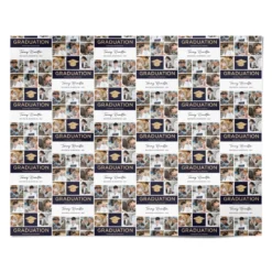 Graduation Personalised Photos Wrapping Paper -CaseCraze Store Graduation Personalised Photos Personalised Wrapping Paper Alternative