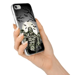 Halloween Mummy IPhone Case 32 Halloween Mummy IPhone Case -CaseCraze Store Halloween Mummy iPhone 7 Bumper Case on Silver iPhone Alternative Image
