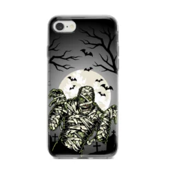 Halloween Mummy IPhone Case 27 Halloween Mummy IPhone Case -CaseCraze Store Halloween Mummy iPhone 8 Bumper Case on Silver iPhone