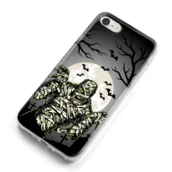 Halloween Mummy IPhone Case 28 Halloween Mummy IPhone Case -CaseCraze Store Halloween Mummy iPhone 8 Bumper Case on Silver iPhone Alternative Image