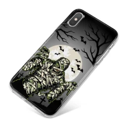 Halloween Mummy IPhone Case 26 Halloween Mummy IPhone Case -CaseCraze Store Halloween Mummy iPhone X Bumper Case on Silver iPhone
