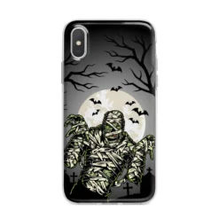 Halloween Mummy IPhone Case 24 Halloween Mummy IPhone Case -CaseCraze Store Halloween Mummy iPhone X Bumper Case on Silver iPhone Alternative Image 1