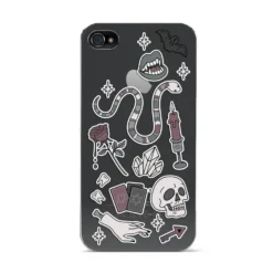 Halloween Spooky Stickers IPhone Case 23 Halloween Spooky Stickers IPhone Case -CaseCraze Store Halloween Spooky Stickers Apple iPhone 4s Case