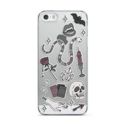Halloween Spooky Stickers IPhone Case 22 Halloween Spooky Stickers IPhone Case -CaseCraze Store Halloween Spooky Stickers Apple iPhone 5 Case