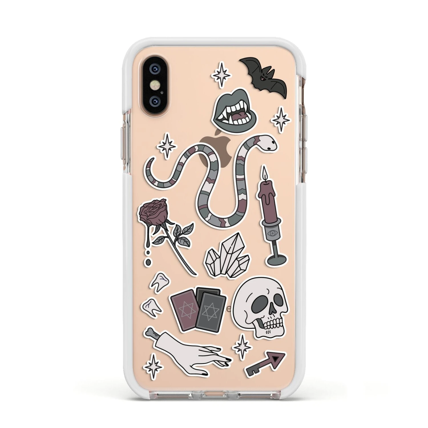 Halloween Spooky Stickers IPhone Case 17 Halloween Spooky Stickers IPhone Case - Image 17