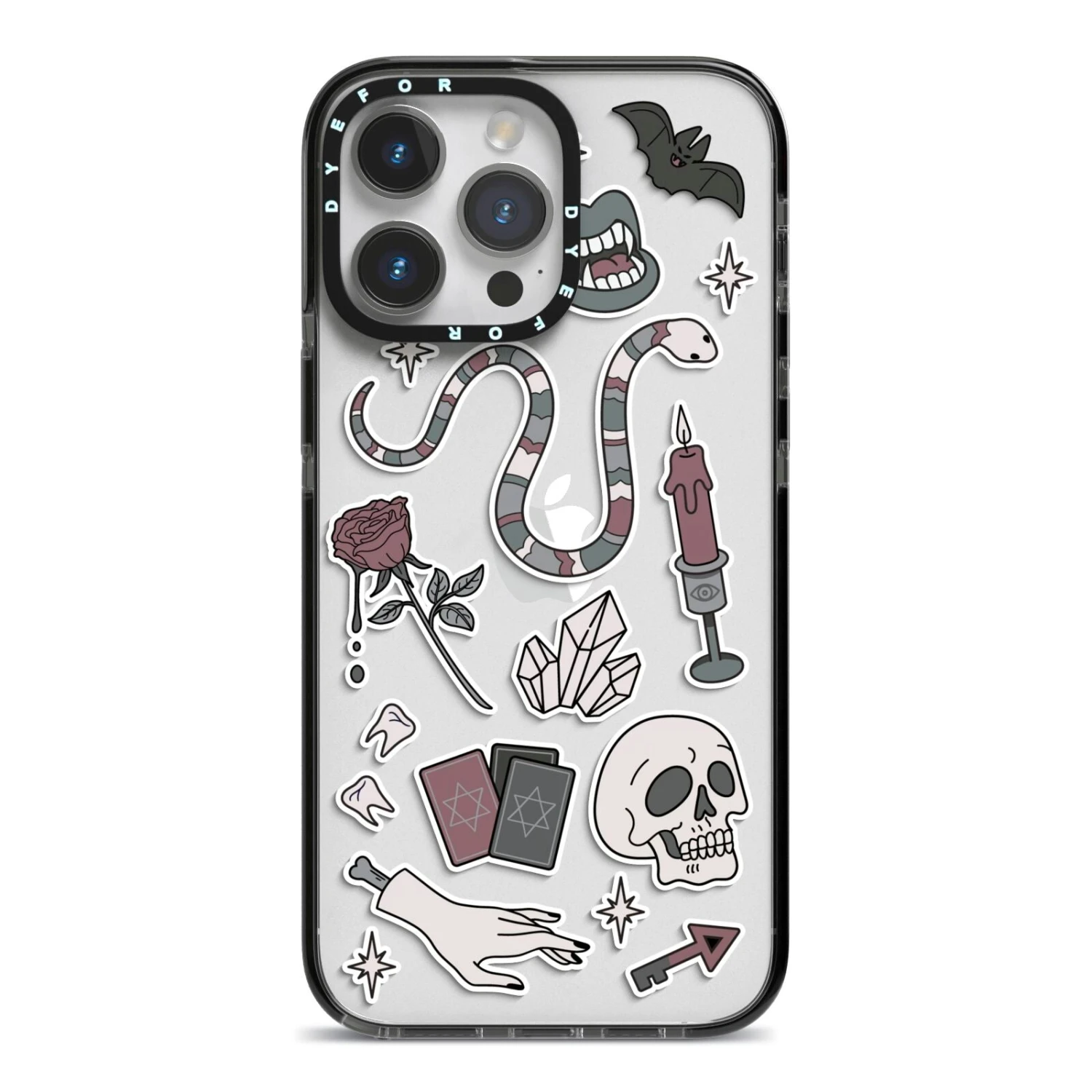 Halloween Spooky Stickers IPhone Case 1 Halloween Spooky Stickers IPhone Case