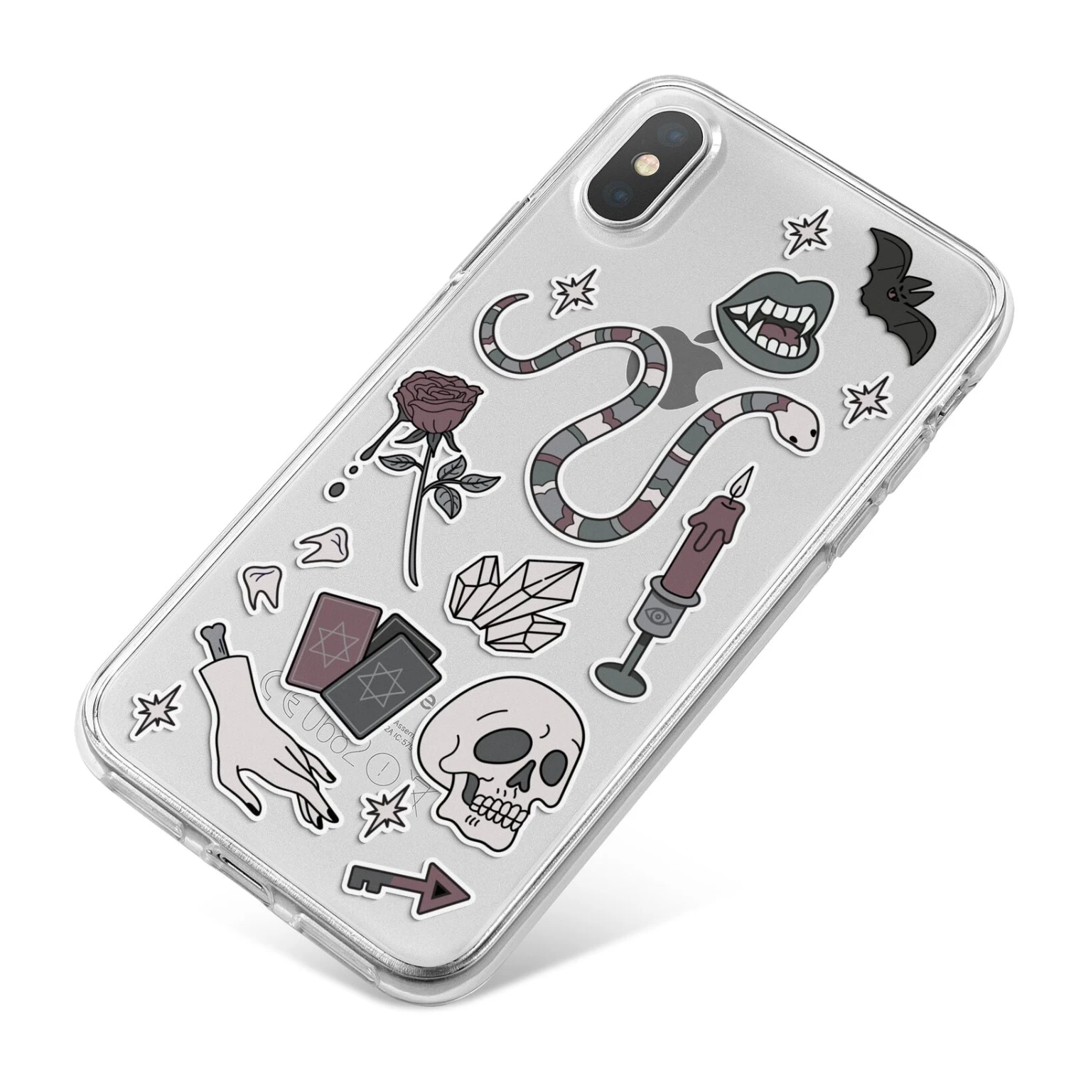 Halloween Spooky Stickers IPhone Case 7 Halloween Spooky Stickers IPhone Case - Image 7