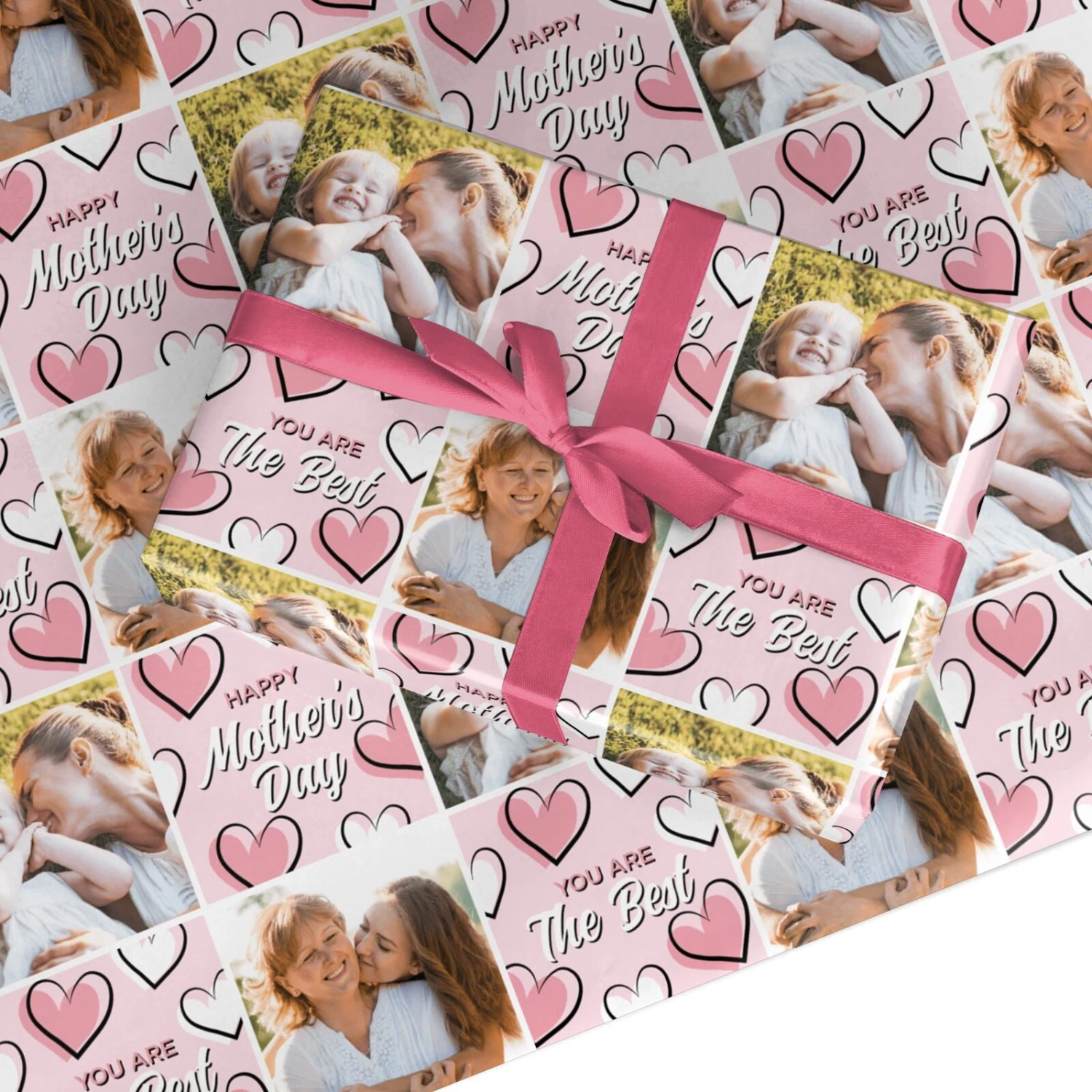 Happy Mothers Day Wrapping Paper 1 Happy Mothers Day Wrapping Paper