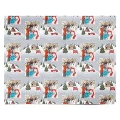 Happy New Year Custom Wrapping Paper -CaseCraze Store Happy New Year Custom Personalised Wrapping Paper Alternative