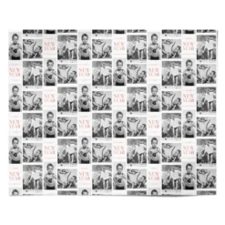 Happy New Year Photo Upload Wrapping Paper -CaseCraze Store Happy New Year Photo Upload Personalised Wrapping Paper Alternative