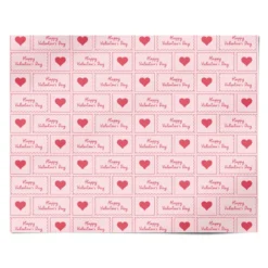 Happy Valentines Day Pink Heart Wrapping Paper 7 Happy Valentines Day Pink Heart Wrapping Paper -CaseCraze Store Happy Valentines Day Pink Heart Personalised Wrapping Paper Alternative