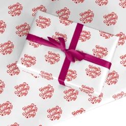 Happy Valentines Day Romantic Wrapping Paper