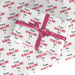 Happy You & Me Day Wrapping Paper