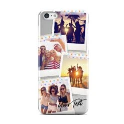 CaseCraze Store -CaseCraze Store Heart Tape Photo with Text Apple iPhone 5c Case