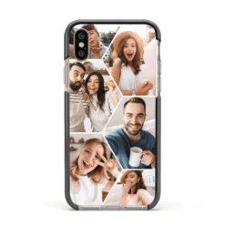 Honeycomb Photo IPhone Case -CaseCraze Store Honeycomb Photo Apple iPhone Xs Impact Case Black Edge on Gold Phone