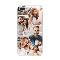 Honeycomb Photo IPhone Case -CaseCraze Store Honeycomb Photo iPhone 7 Plus Bumper Case on Silver iPhone