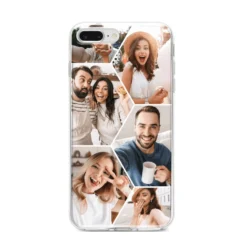 Honeycomb Photo IPhone Case -CaseCraze Store Honeycomb Photo iPhone 8 Plus Bumper Case on Silver iPhone