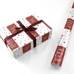 I Love You More Than All The Stars Valentine's Wrapping Paper -CaseCraze Store I Love You More Than All The Stars Valentines Personalised Wrapping Paper