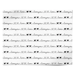 I Love You Repeat Wrapping Paper -CaseCraze Store I Love You Repeat Personalised Wrapping Paper Alternative