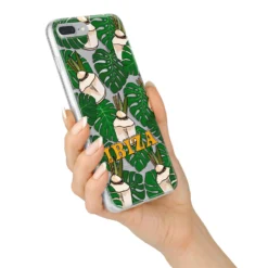 Ibiza IPhone Case -CaseCraze Store Ibiza iPhone 7 Plus Bumper Case on Silver iPhone Alternative Image