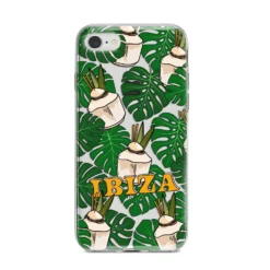 Ibiza IPhone Case -CaseCraze Store Ibiza iPhone 8 Bumper Case on Silver iPhone