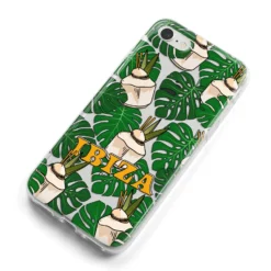 Ibiza IPhone Case -CaseCraze Store Ibiza iPhone 8 Bumper Case on Silver iPhone Alternative Image