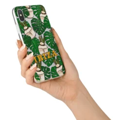 Ibiza IPhone Case -CaseCraze Store Ibiza iPhone X Bumper Case on Silver iPhone Alternative Image 2