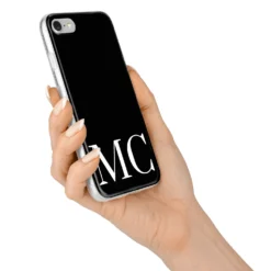 Initials Personalised 1 Apple IPhone Case -CaseCraze Store Initials Personalised 1 iPhone 7 Bumper Case on Silver iPhone Alternative Image