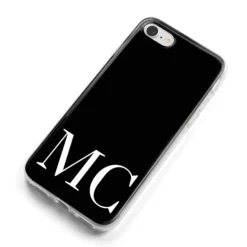 Initials Personalised 1 Apple IPhone Case -CaseCraze Store Initials Personalised 1 iPhone 8 Bumper Case on Silver iPhone Alternative Image