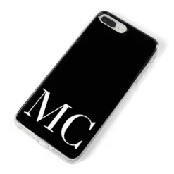Initials Personalised 1 Apple IPhone Case -CaseCraze Store Initials Personalised 1 iPhone 8 Plus Bumper Case on Silver iPhone Alternative Image