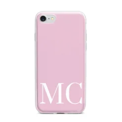 Initials Personalised 2 Apple IPhone Case -CaseCraze Store Initials Personalised 2 iPhone 7 Bumper Case on Silver iPhone
