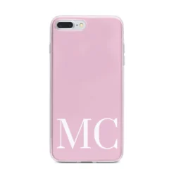 Initials Personalised 2 Apple IPhone Case -CaseCraze Store Initials Personalised 2 iPhone 7 Plus Bumper Case on Silver iPhone