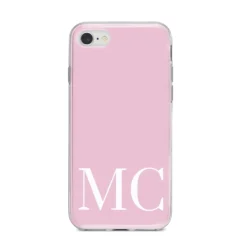 Initials Personalised 2 Apple IPhone Case -CaseCraze Store Initials Personalised 2 iPhone 8 Bumper Case on Silver iPhone