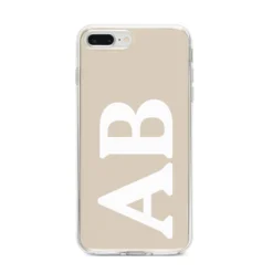 Initials IPhone Case 29 Initials IPhone Case -CaseCraze Store Initials iPhone 8 Plus Bumper Case on Silver iPhone
