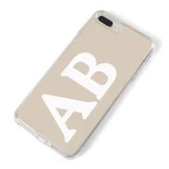 Initials IPhone Case 30 Initials IPhone Case -CaseCraze Store Initials iPhone 8 Plus Bumper Case on Silver iPhone Alternative Image