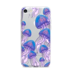 Jellyfish IPhone Case -CaseCraze Store Jellyfish iPhone 7 Bumper Case on Silver iPhone