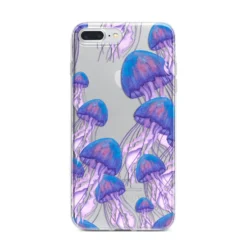Jellyfish IPhone Case -CaseCraze Store Jellyfish iPhone 7 Plus Bumper Case on Silver iPhone